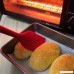 ZOER Heatproof Silicone Kitchen Cooking Utensils Set (4 Piece) - Heat Resistant Non Stick Baking Spatulas Tools (Cherry Red) - B01L2MTUTG
